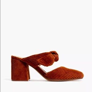 Madewell The Zoe Bow Mule in Corduroy